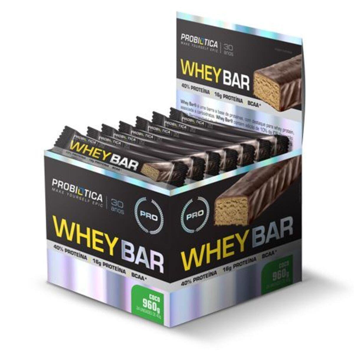 Whey Bar c/ 24 unidades - Probiótica é ruim? Whey Bar c/ 24 unidades - Probiótica é boa?