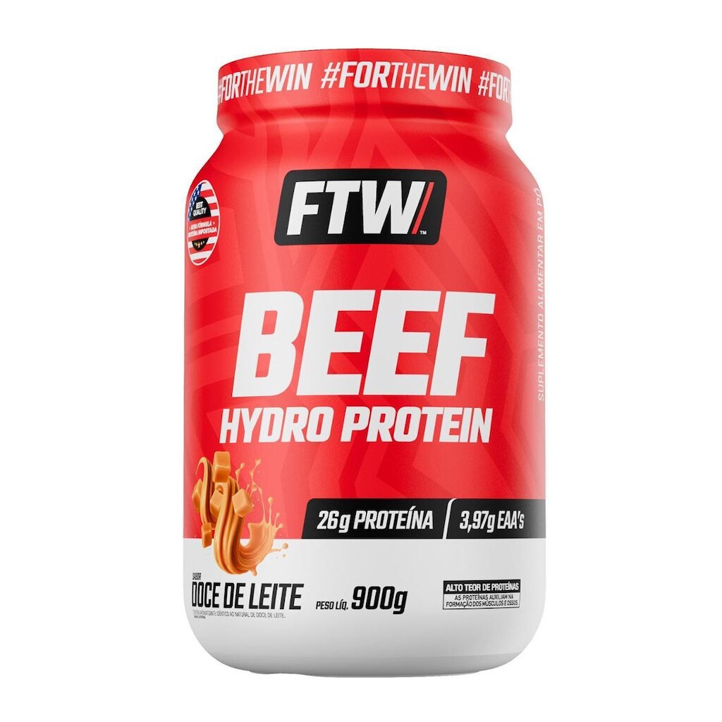 Whey Beef Hydro Protein Pote 900g FTW