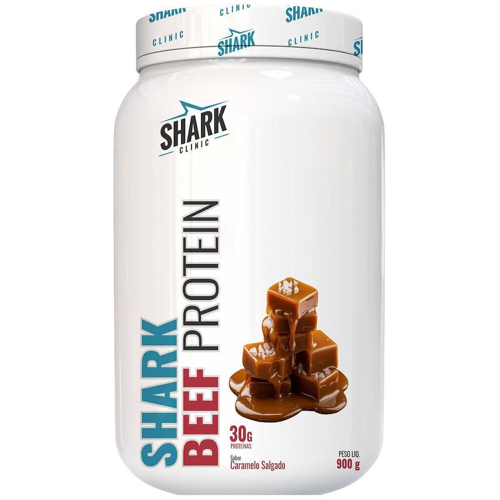 Whey Beef Protein - 900g Caramelo Salgado - Shark Pro