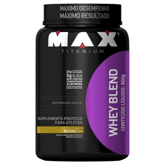 Whey Blend 900 g - Max Titanium é ruim? Whey Blend 900 g - Max Titanium é boa?