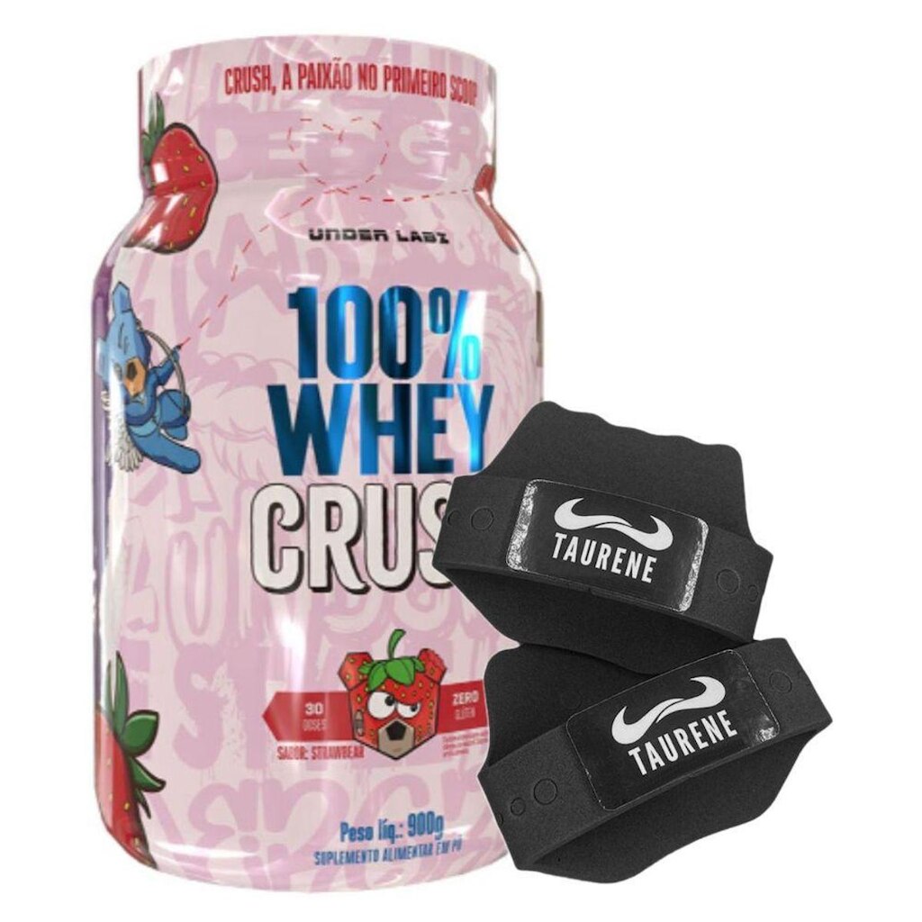 Whey Concentrado Strawbear 900g Luva - Under Labz