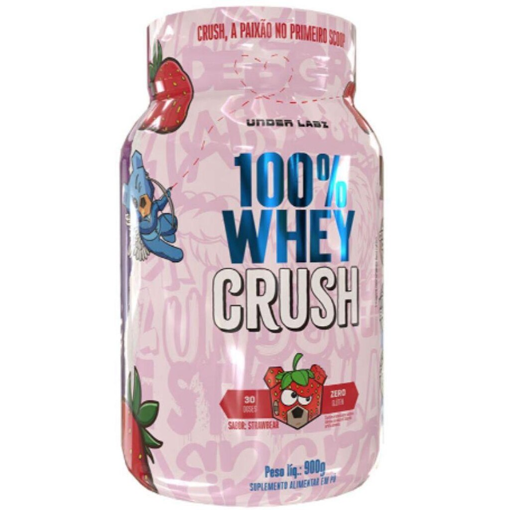 Whey Concentrado Strawbear 900g - Under Labz