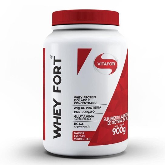 Whey Fort - 900g Frutas Vermelhas - Vitafor é ruim? Whey Fort - 900g Frutas Vermelhas - Vitafor é boa?