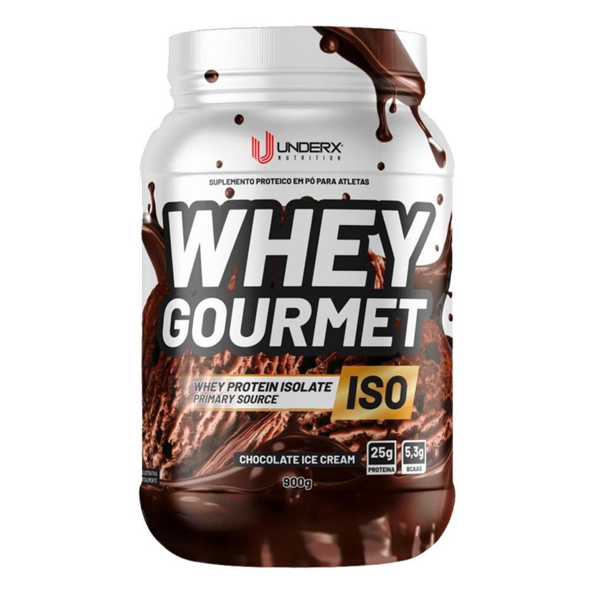 Whey Gourmet Proteina Isolado 907g Chocolate Menor preço em Whey Gourmet Proteina Isolado 907g Chocolate