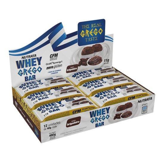 Whey Grego Bar - 40 gr Display c/ 12 Barras é ruim? Whey Grego Bar - 40 gr Display c/ 12 Barras é boa?