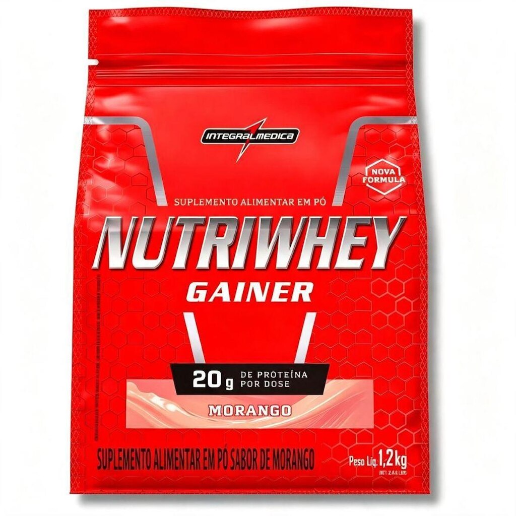Whey Hidrolisado Concentrado Morango 1.2Kg - Integralmedica