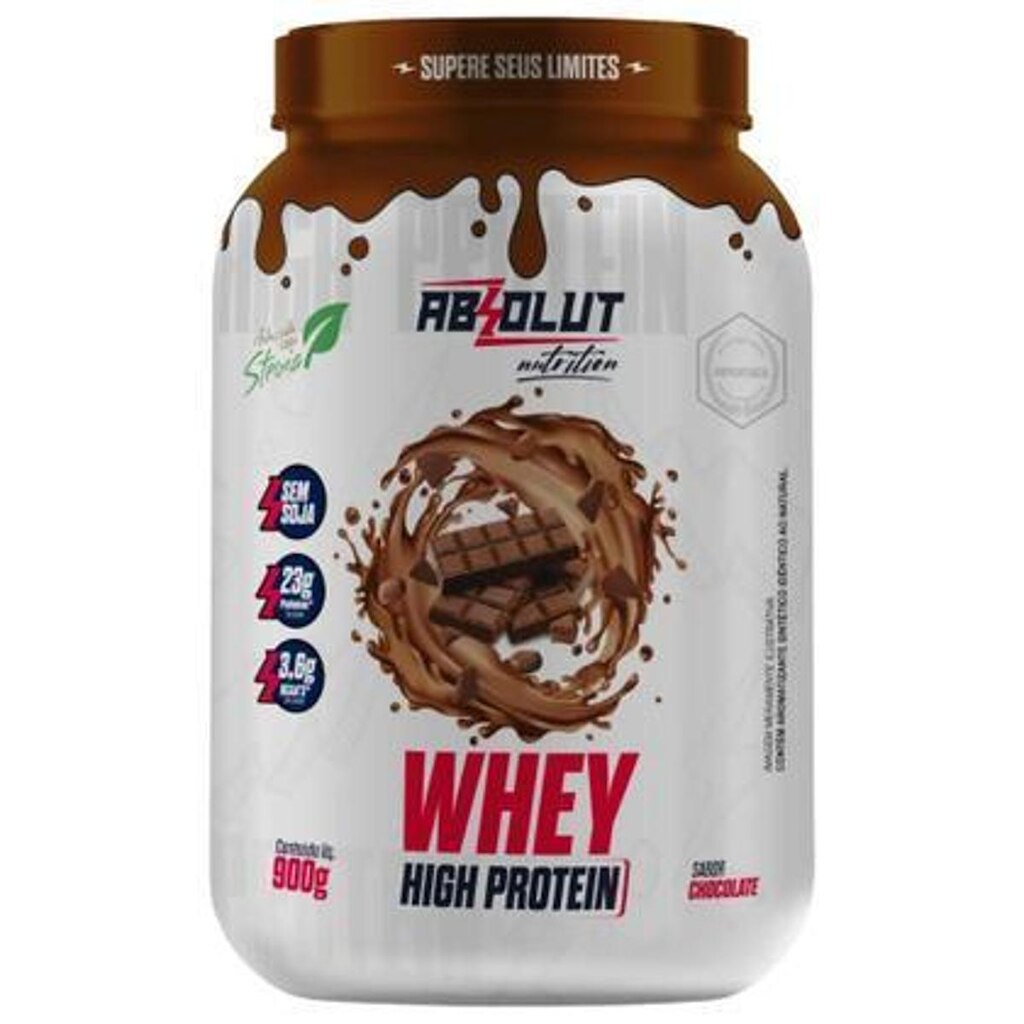 Whey High Protein Chocolate 900g Pote – Absolut Nutrition