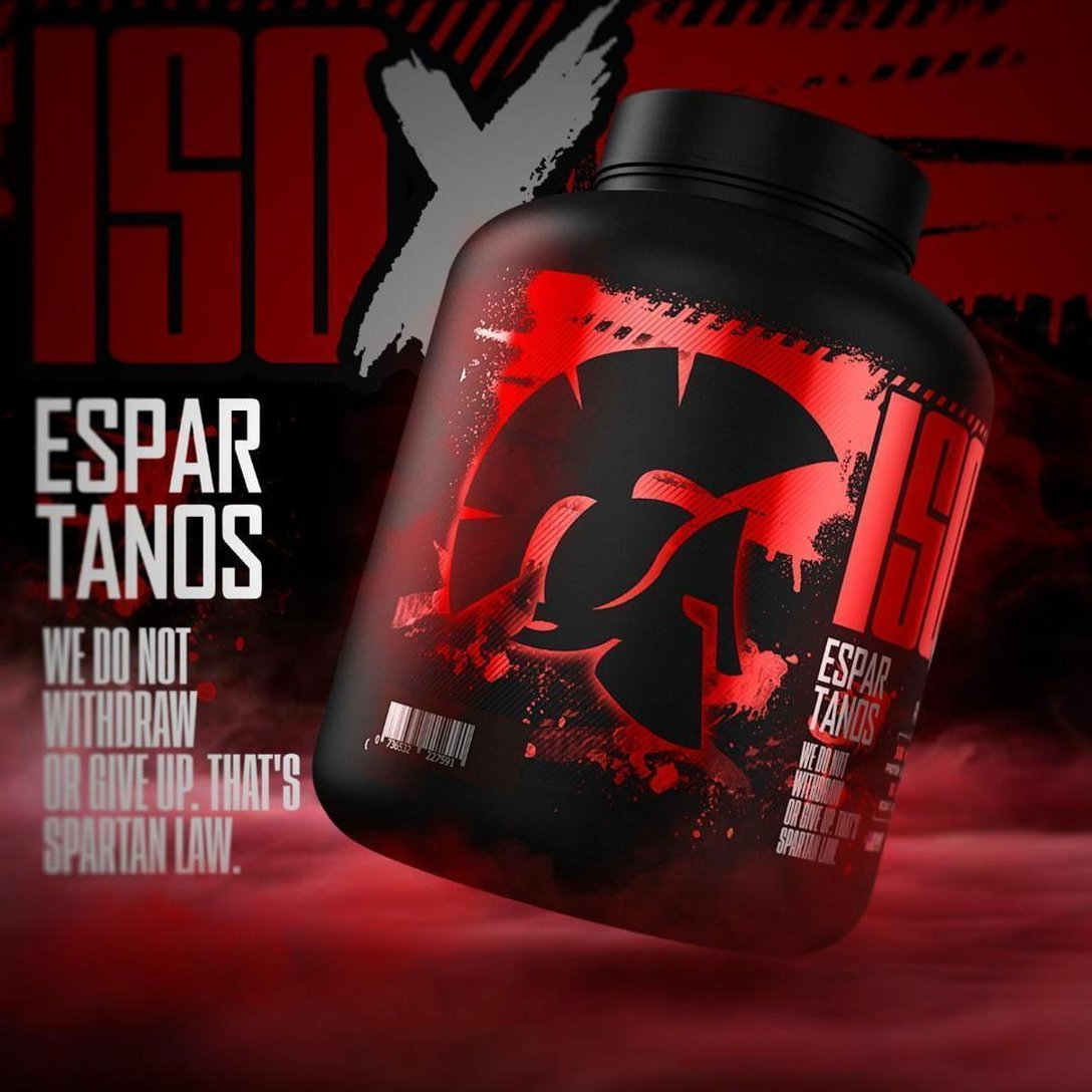 Whey ISO X Protein 100 Pure Isolate 1800G Espartanos Chocolate