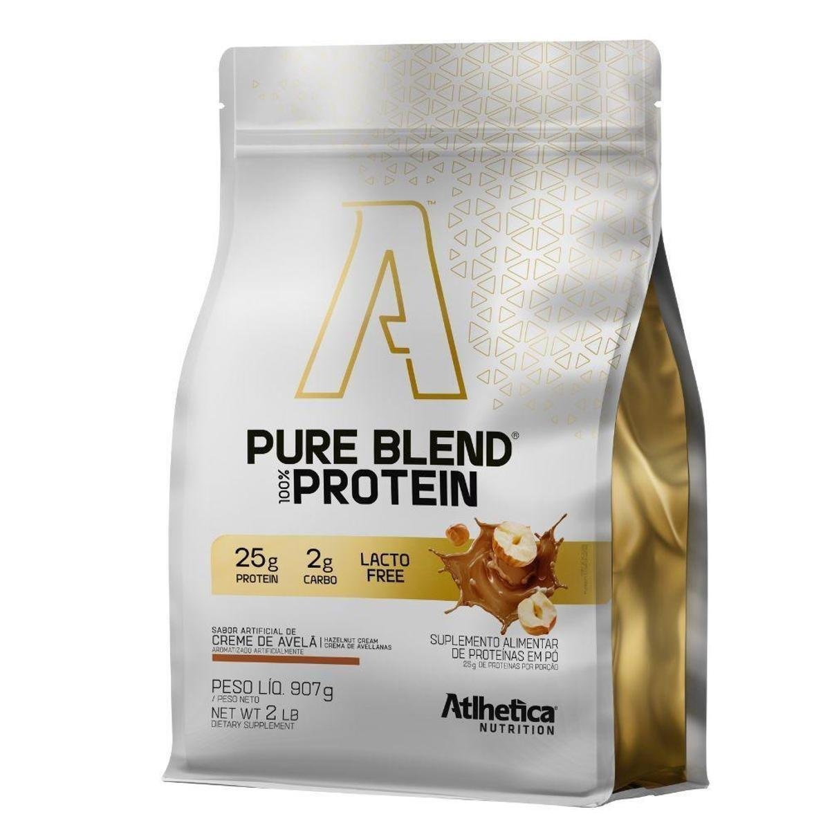 Whey Isolado Blend Zero Lactose 907g Creme Avela - Atlhetica Menor preço em Whey Isolado Blend Zero Lactose 907g Creme Avela - Atlhetica