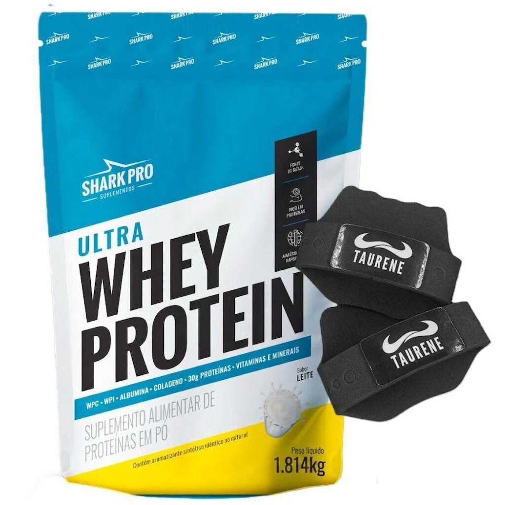 Whey Isolado Concentrado Leite 1.8kg Luva - Shark Pro