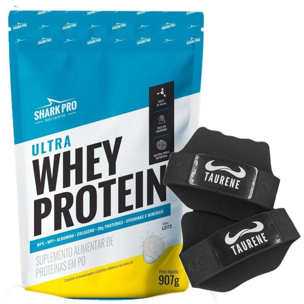 Whey Isolado Concentrado Leite 907g Luva - Shark Pro
