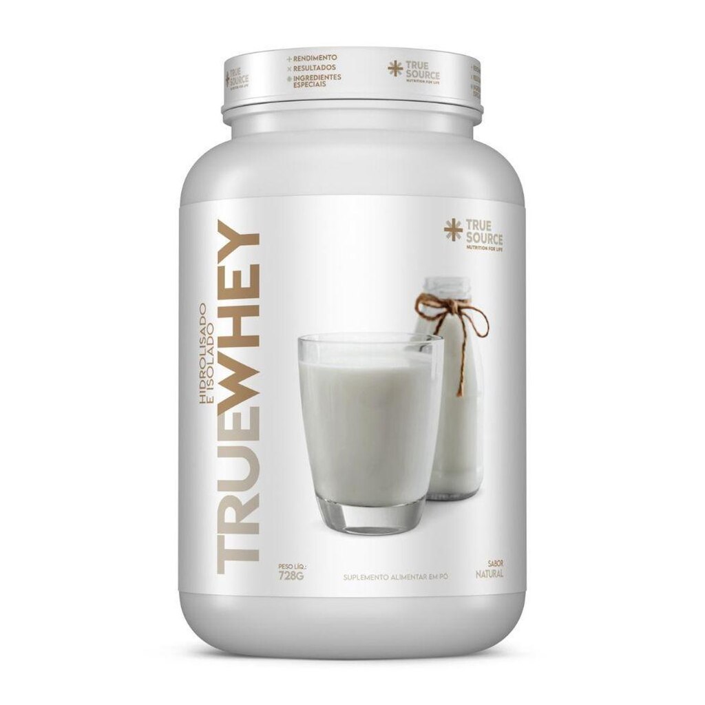 Whey Isolado Hidrolisado Colageno Neutro 728g - True Source