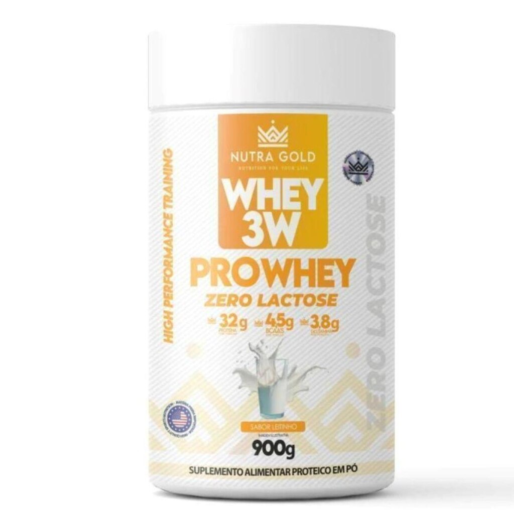 Whey Isolado Sem Lactose Leitinho 900g - Nutra Gold