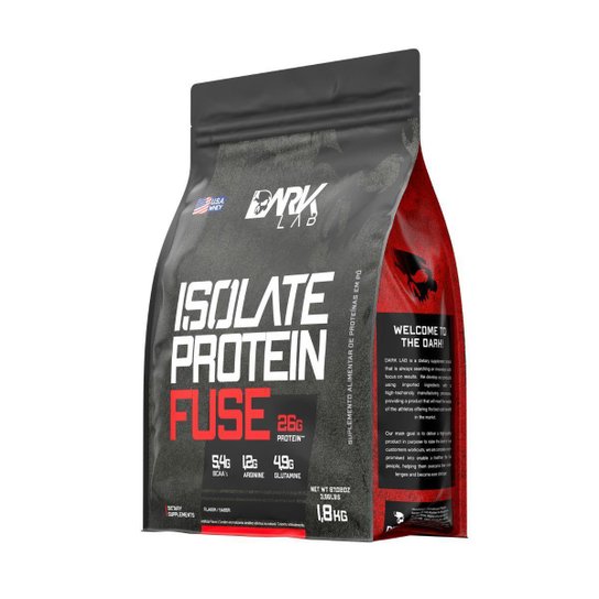 Whey Isolate Protein Fuse 1.8Kg Chocolate Branco com Morango Dark Lab