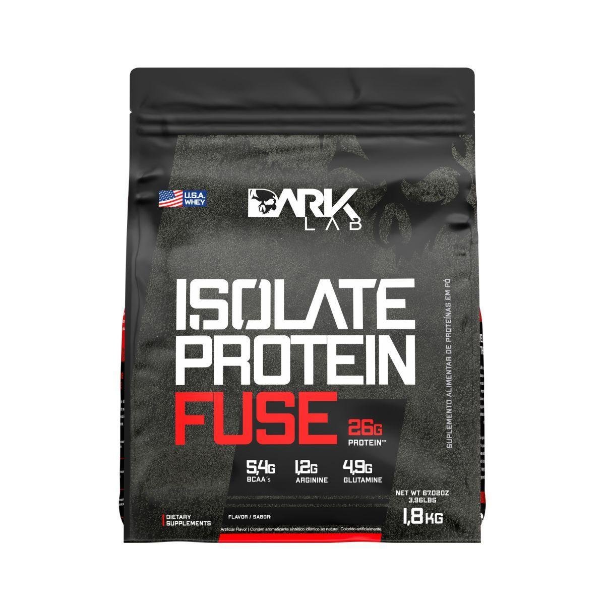 Whey Isolate Protein Fuse 1.8Kg Dark Lab Menor preço em Whey Isolate Protein Fuse 1.8Kg Dark Lab