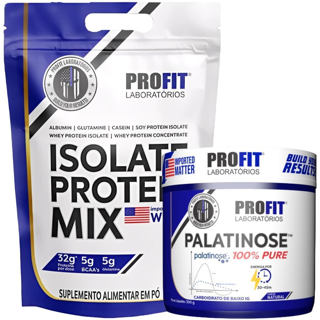 WHEY ISOLATE PROTEIN MIX 1,8KG l PALATINOSE PURE 300G l PROFIT