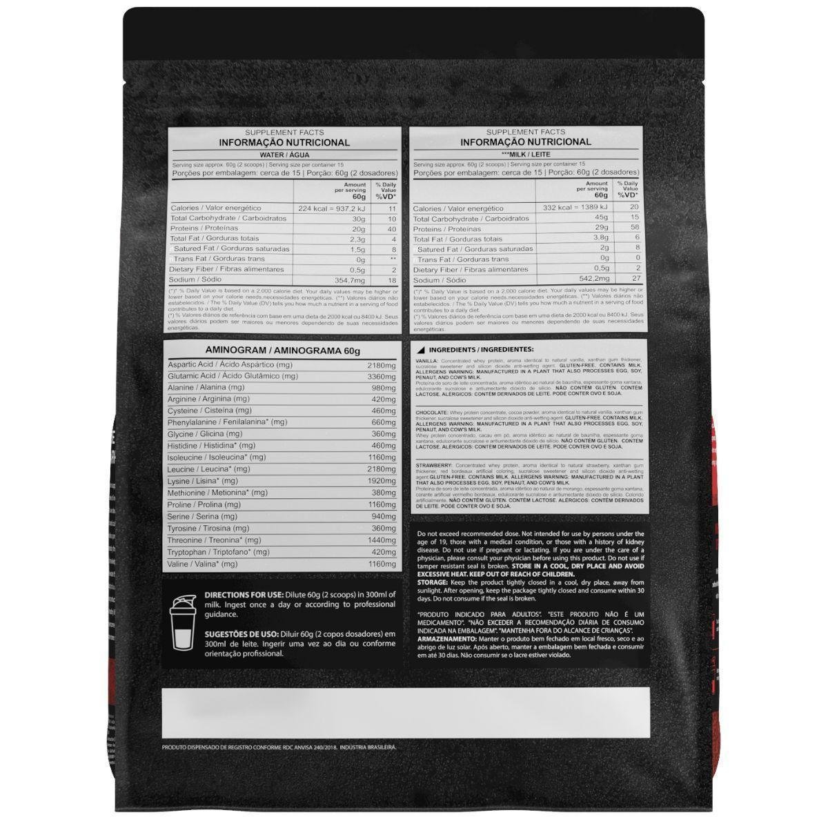 Whey One Refil 900g Dark Lab Chocolate Netshoes