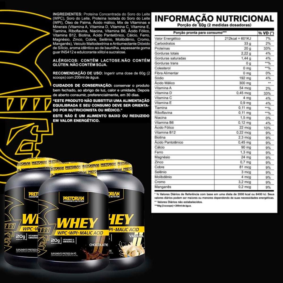 Whey Pretorian 900Gr Morango Netshoes