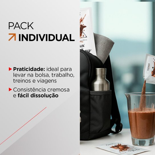 Whey Protein 100% Chocolate E Avelã 10 Sachês De 35G Topway