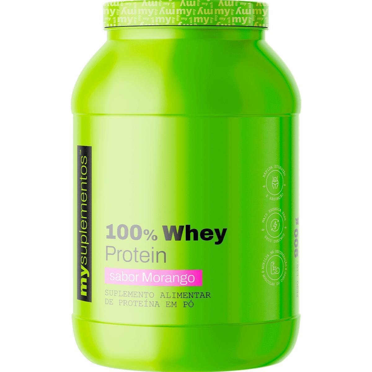 Whey Protein 100 Concentrado 900g – My Suplementos
