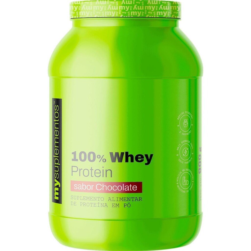Whey Protein 100% Concentrado 900g - My Suplementos