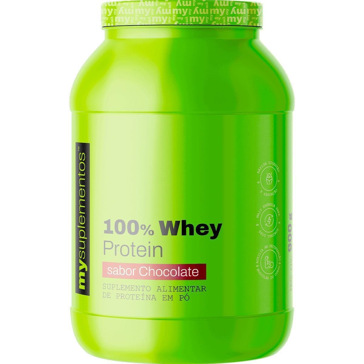 Whey Protein 100 Concentrado 900g – My Suplementos