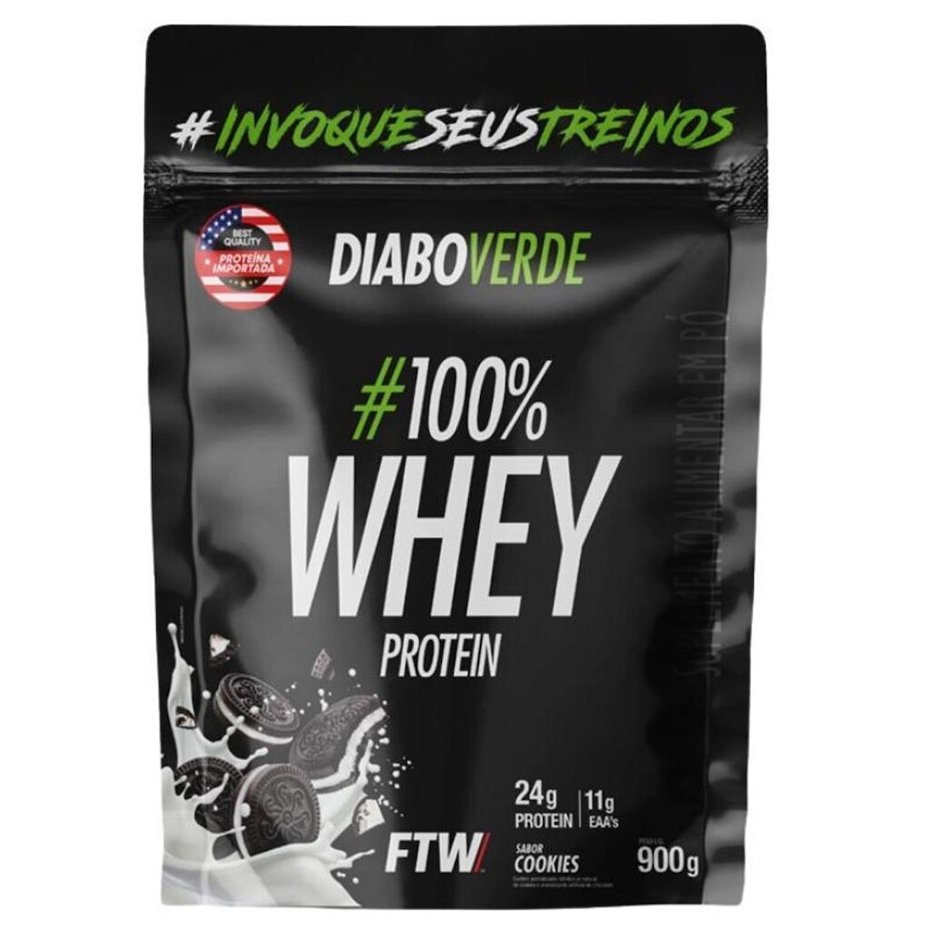 Whey Protein 100% Diabo Verde FTW 900g