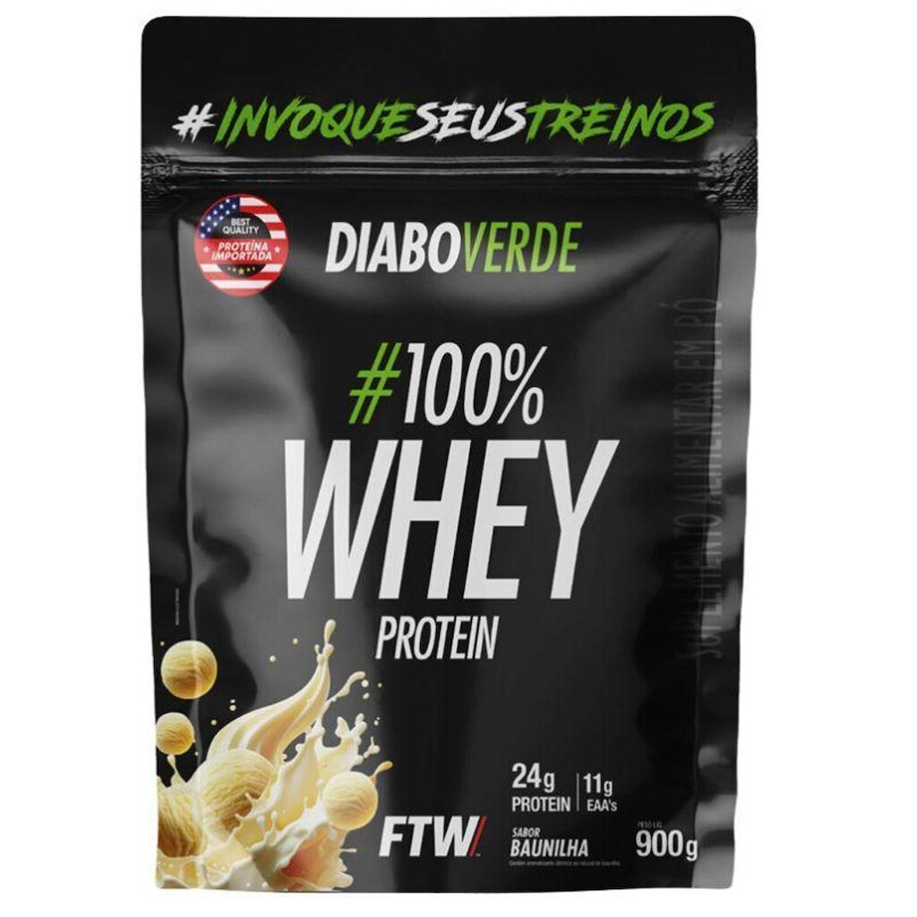 Whey Protein 100% Diabo Verde FTW 900g
