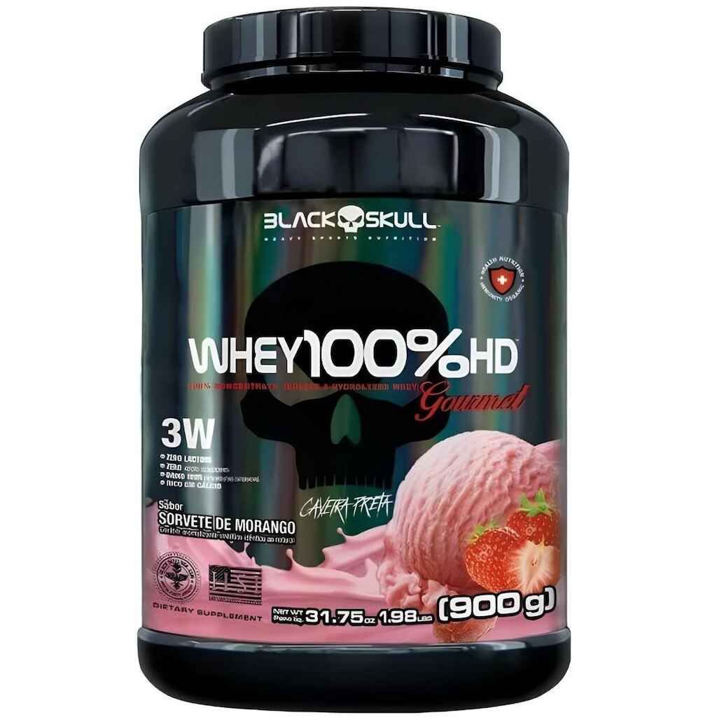 Whey Protein 100% HD Gourmet Black Skull 900g