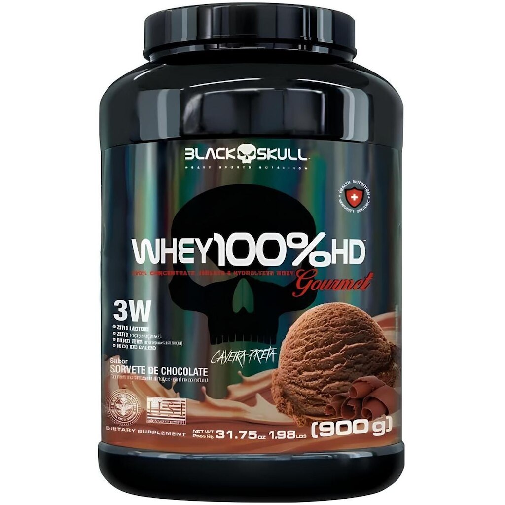 Whey Protein 100% HD Gourmet Black Skull 900g