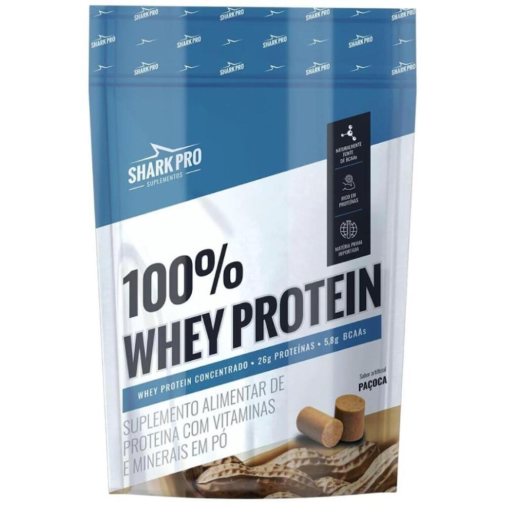 Whey Protein 100 Pouch 900g Shark Pro