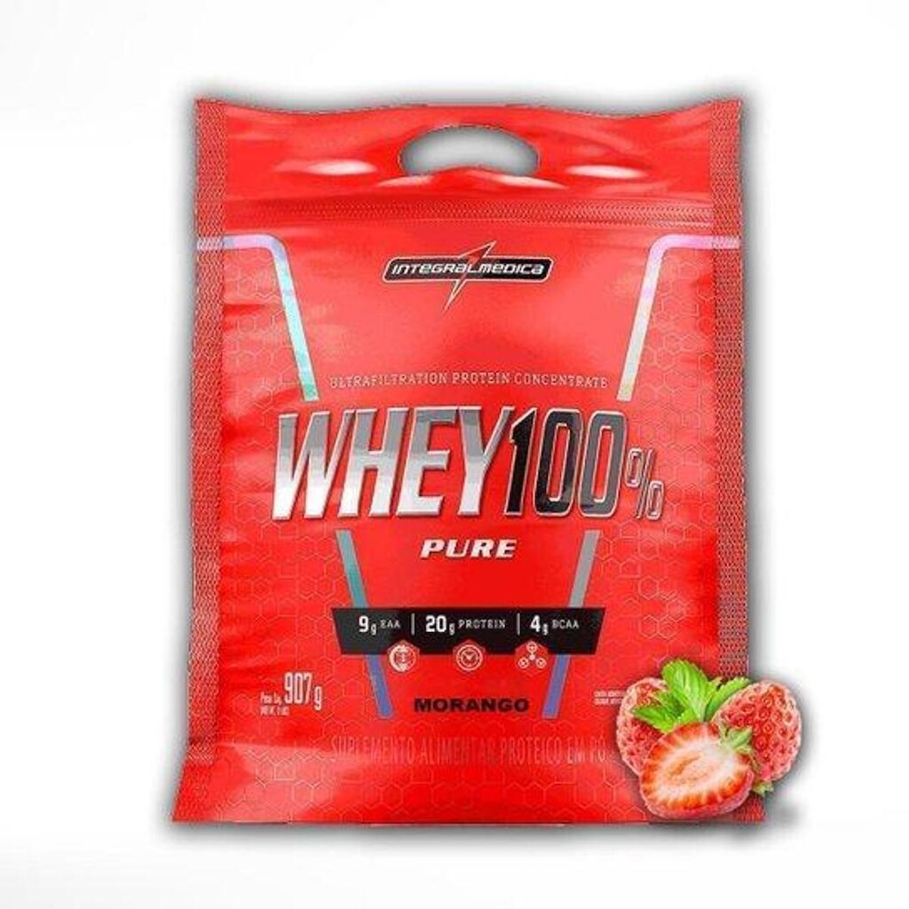 Whey Protein 100% Pure Refil 900g Integralmedica