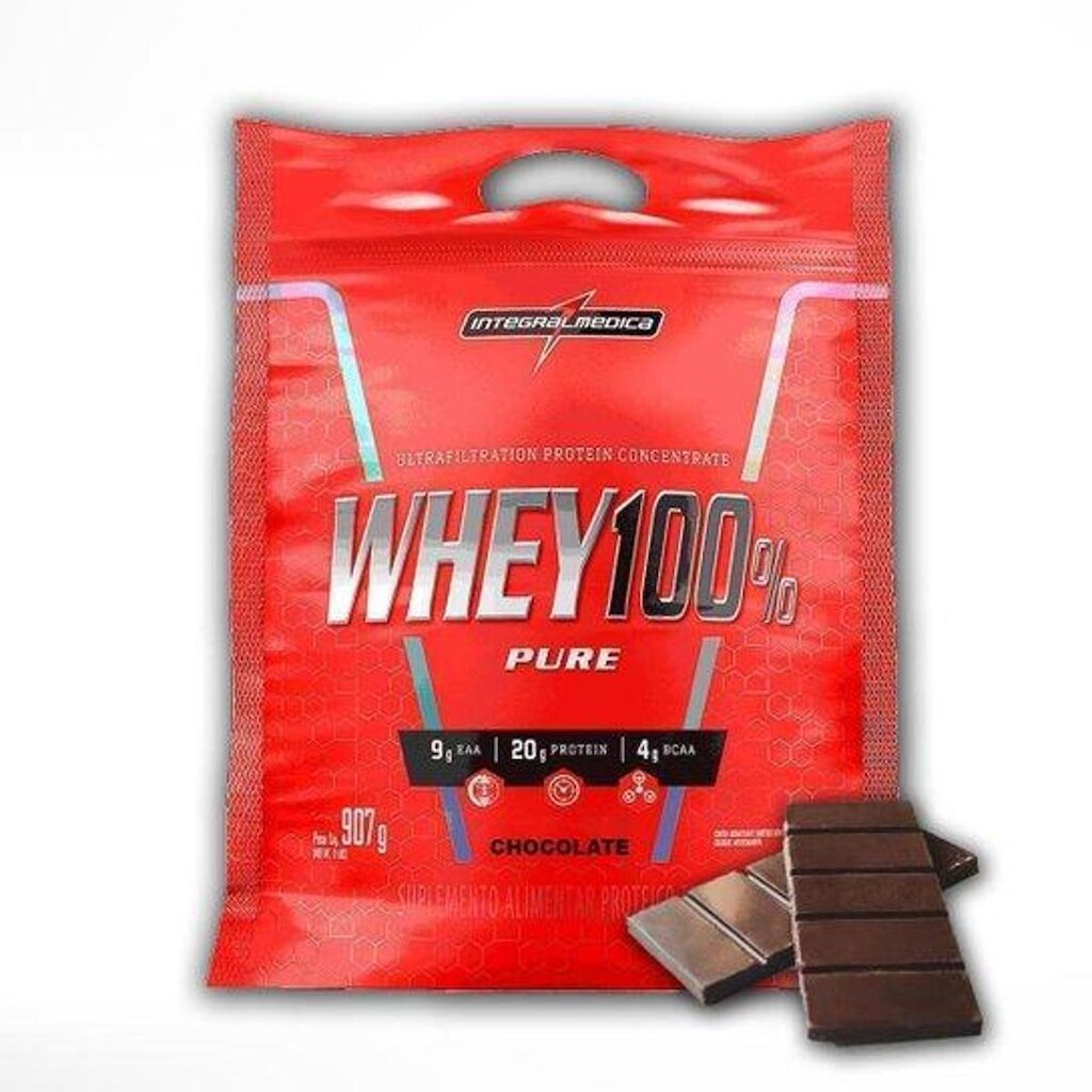 Whey Protein 100% Pure Refil 900g Integralmedica