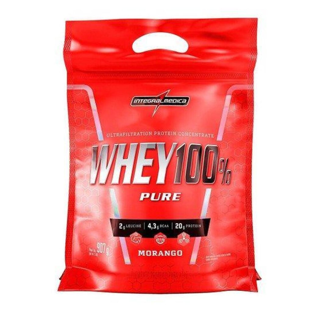 Whey Protein 100% Pure Refil 907g, IntegralMedica
