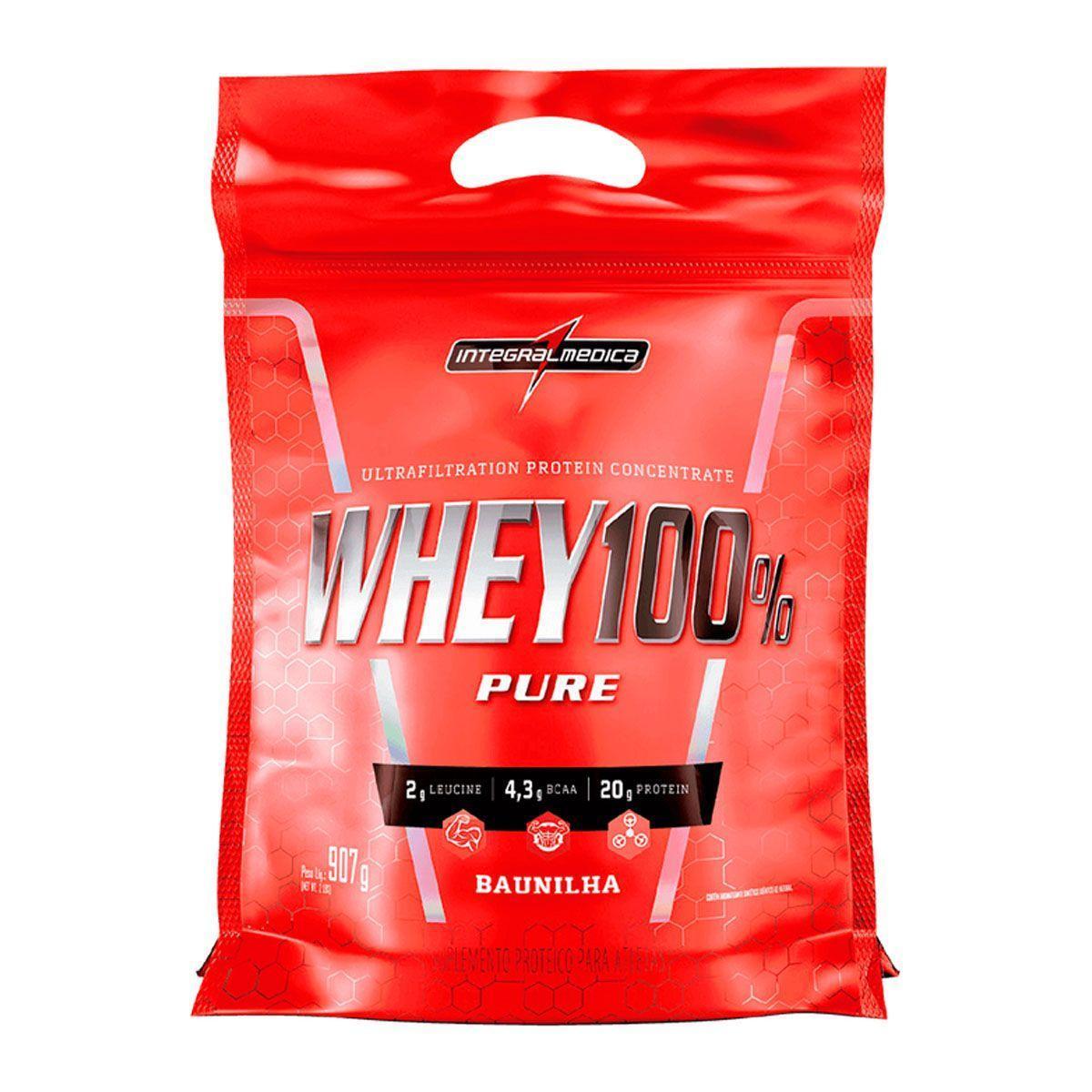 Whey Protein 100% Super Pure 900 g Body Size Refil - IntegralMédica Menor preço em Whey Protein 100% Super Pure 900 g Body Size Refil - IntegralMédica