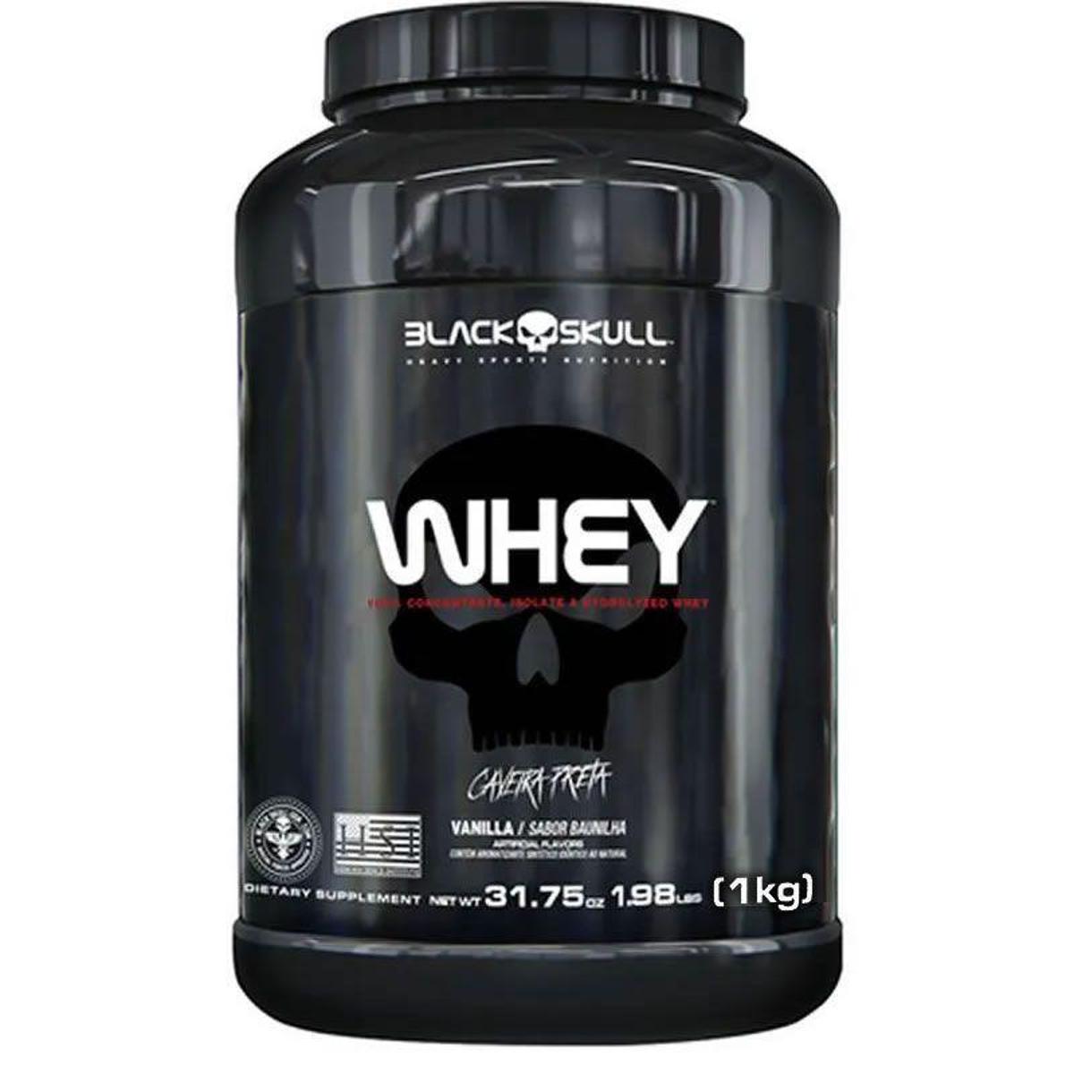 Whey Protein 1kg Black Skull Menor preço em Whey Protein 1kg Black Skull