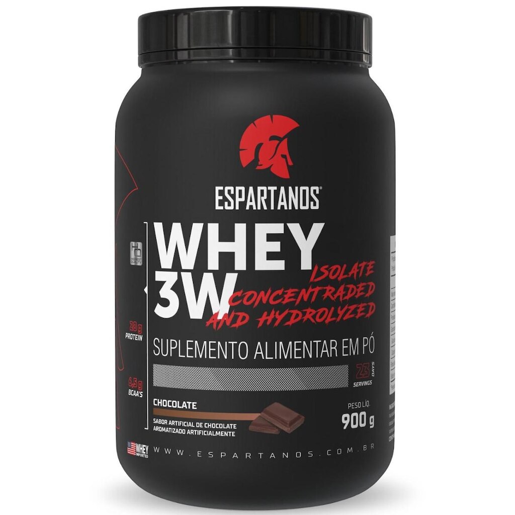 Whey Protein 3W 900G - Espartanos