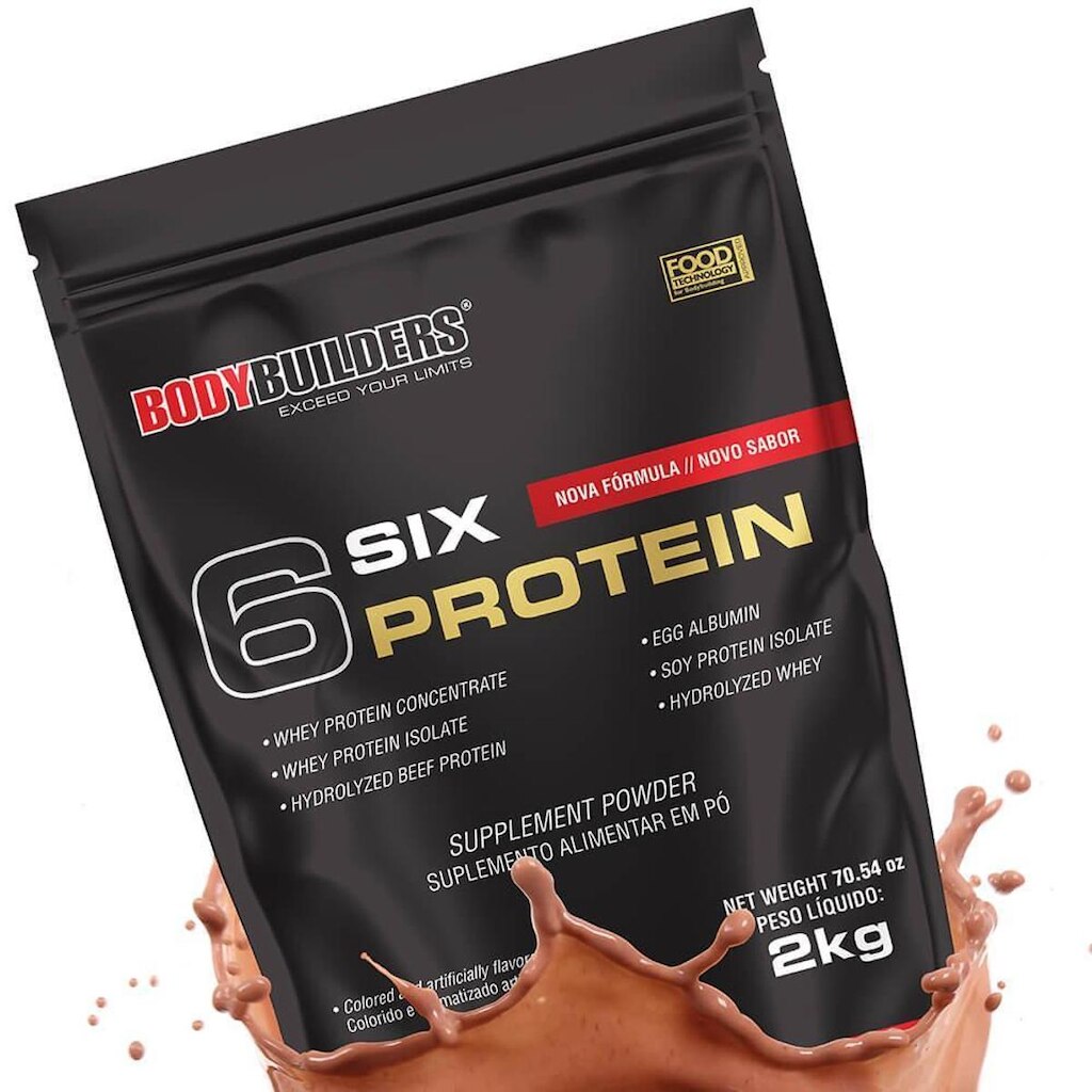 Whey Protein - 6 Six Protein - Refil 2 Kg - Bodybuilders