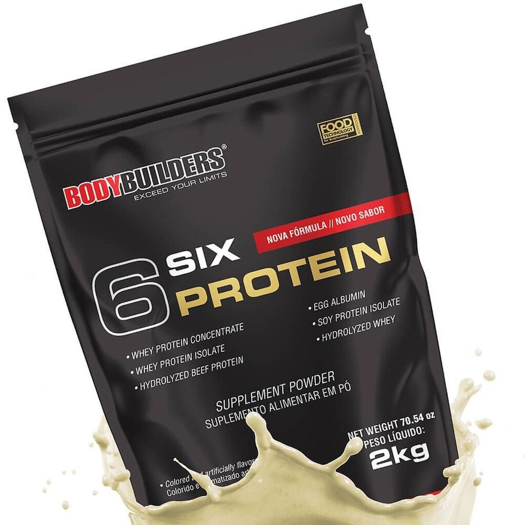 Whey Protein - 6 Six Protein - Refil 2 Kg - Bodybuilders