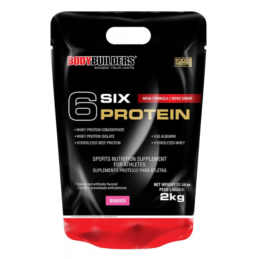 Whey Protein 6 Six Protein Refil 2Kg Exclusivo - Bodybuilders