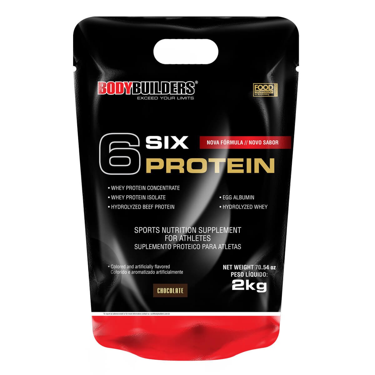 Whey Protein 6 Six Protein Refil 2Kg Exclusivo - Bodybuilders Menor preço em Whey Protein 6 Six Protein Refil 2Kg Exclusivo - Bodybuilders