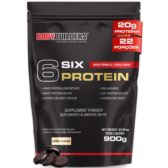 Whey Protein - 6 Six Protein - Refil 900g - Bodybuilders é ruim? Whey Protein - 6 Six Protein - Refil 900g - Bodybuilders é boa?