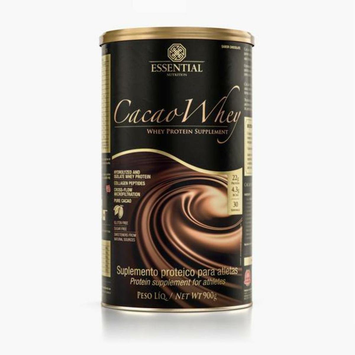 Whey Protein 900g - Essential Nutrition Menor preço em Whey Protein 900g - Essential Nutrition