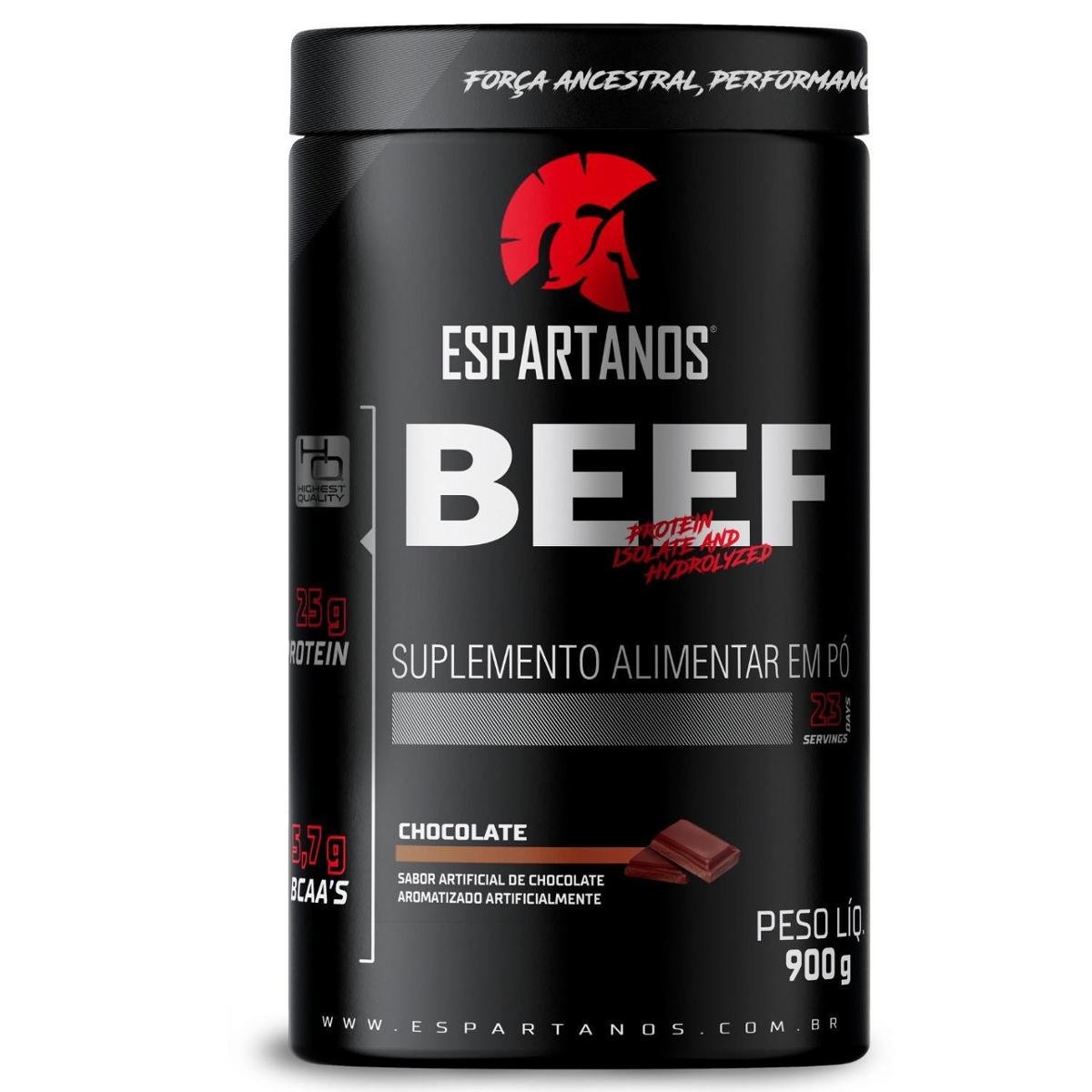 Whey Protein Beef Protein Isolate Hidrolized Chocolate 900g – Espartanos Menor preço em Whey Protein Beef Protein Isolate Hidrolized Chocolate 900g – Espartanos