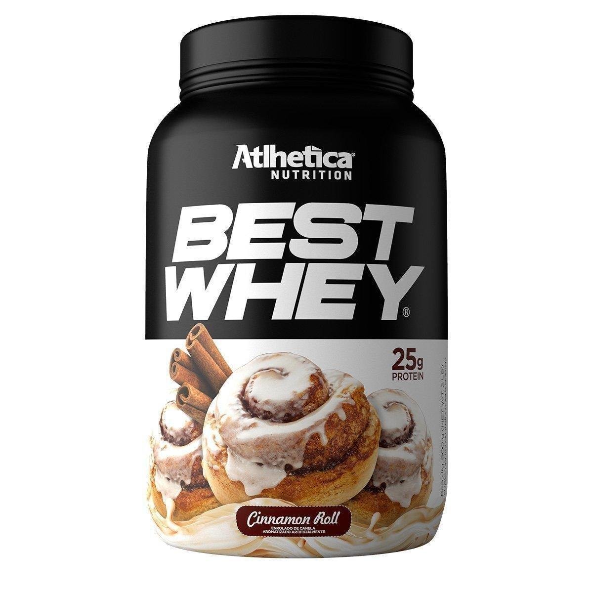 Whey Protein Best Whey Isolado Whey Protein Best Whey 900g - Atlhética Nutrition - Canela | Netshoes