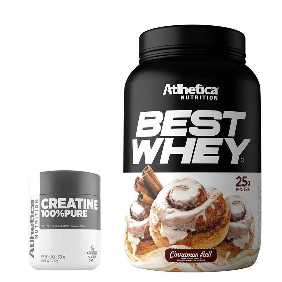 Whey Protein Best Whey 900g + Creatina 100 Pure 50g Atlhética