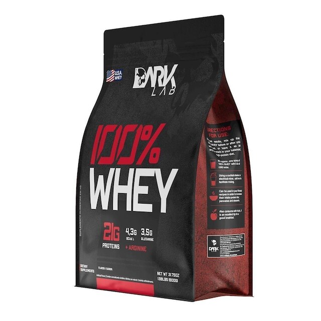 Whey Protein Concentrado 100% Importado 900g Dark Lab