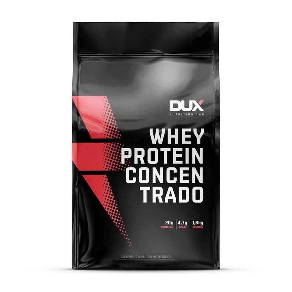 Whey Protein Concentrado - 1800g Refil Chocolate Branco - Dux Nutrition