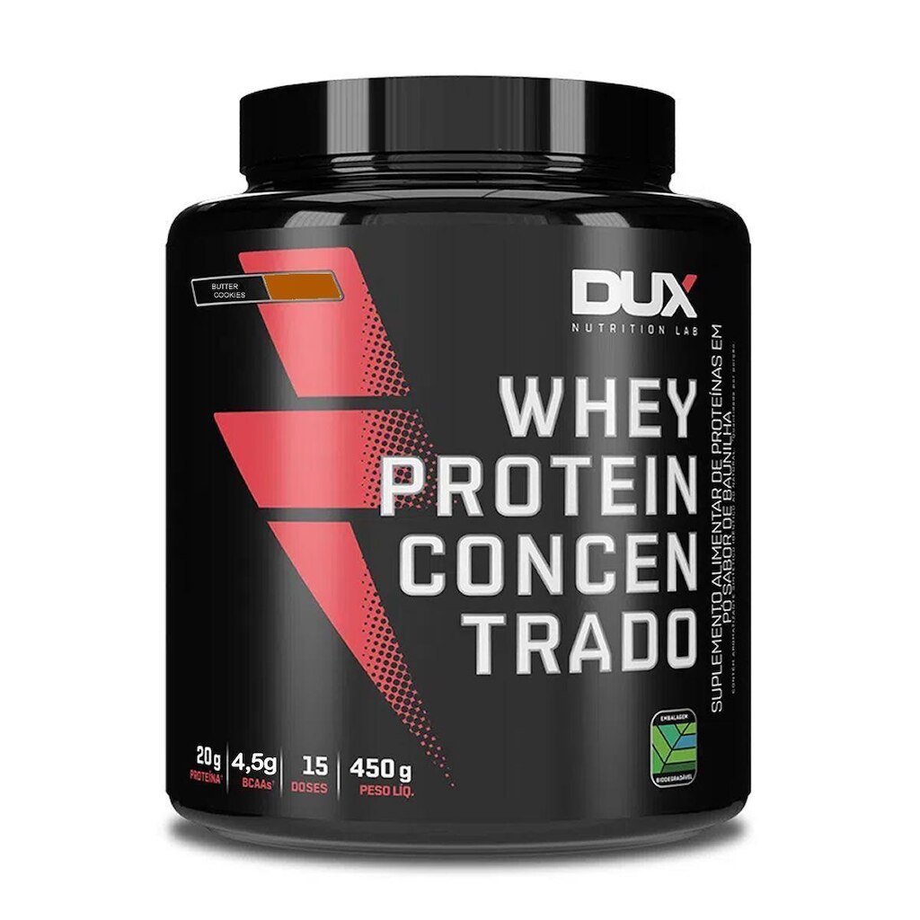 Whey Protein Concentrado - 450g Butter Cookies - Dux Nutrition