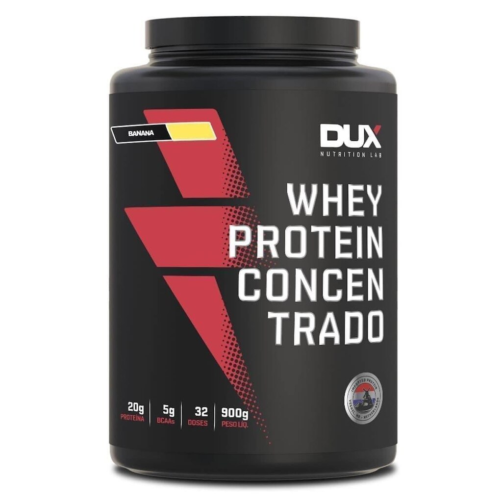 WHEY PROTEIN CONCENTRADO 900 G - DUX NUTRITION LAB (SEM SABOR)